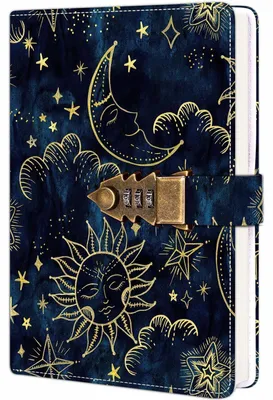 Immagine prodotto di Diario con chiusura a chiave, formato A5, rivestito in ecopelle, ricaricabile, colore nero, 110 fogli