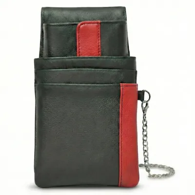 Produktbild von Kellnerbörse mit Kette und Holster Kellnertasche Kellnerportemonnaie Taxibörse Gürteltasche