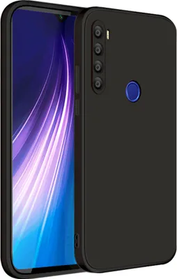 Obrázek produktu pro Pouzdro pro Xiaomi Redmi Note 8 Měkký tekutý silikonové, nárazuvzdorné gumové pouzdro černé
