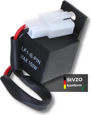 Produktbild von LED Blinker Relais Motorrad  Quad Universal 2 Pin 3 Pin 12V Lastunabhängig  150W max