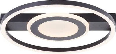 Produktbild von LED Deckenlampe, 37 x 37 cm, 22 W, 2900 lm, 3000 K, schwarz