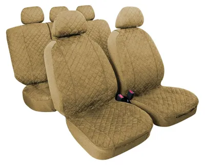 Produktbild von LAMPA Miky Sitzschonbezug Vorne und Hinten Universal Beige Sitzbezug