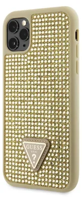Produktbild von Guess Rhinestones Triangle Metal Logo Iphone 11 Pro Handyhülle One Size
