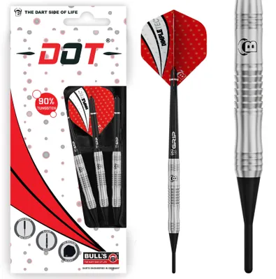 Produktbild von BULL'S Dot D4 90% Tungsten Soft Dart - 18g -- 1 Satz