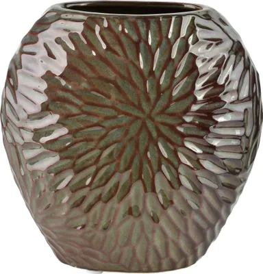 Image de Vase en céramique Yarine YARINE 20 x 10 x 20 cm violet/vert, 1 pièce