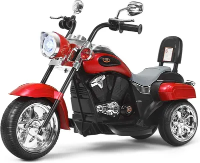 Immagine prodotto di FANTASK, moto elettrica per bambini, 6V, velocità massima 2,5-3 km/h