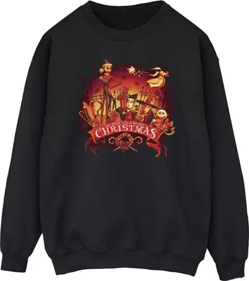 Produktbild von Disney - "The Nightmare Before Christmas" Sweatshirt für Herren BI42752 (XL) (Schwarz)