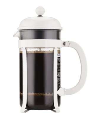 Produktbild von Bodum Chambord Kaffeebereiter 8 Tassen, Chrom, Weiß, 10.6 x 17.1 x 24.5 cm, 1 Einheiten