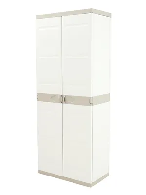 Image de Plastiken Plastiken Titanium Cupboard 70 cms armoire à balais | 70 x 44 x 176 CMS