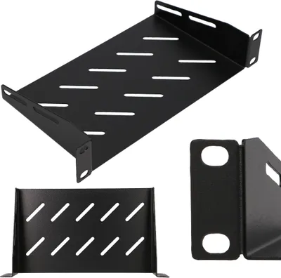 Obrázek produktu pro Extralink 10" Rack Police 1U Černá pro Nástěnný Síťový Rozvaděč