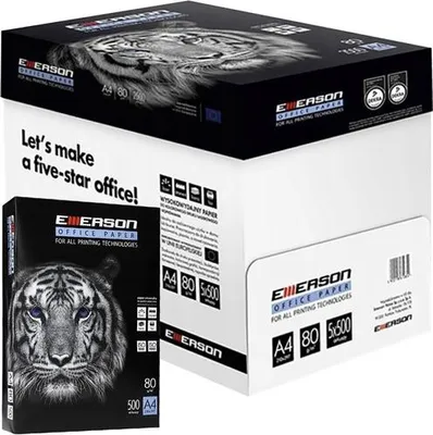 Productafbeelding van A4 kopieerpapier, 80 gram, karton - 5 pakken