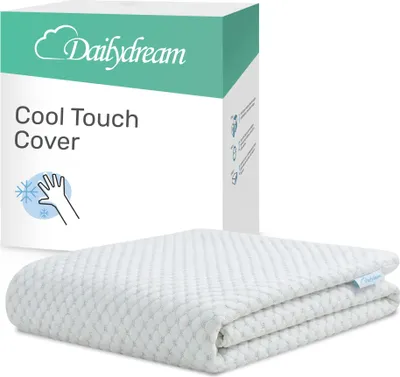 Produktbild von Dailydream - Memory Foam - Ersatzbezug Matratzentopper Cool Touch - 140x200x5cm  - Druckentlastung