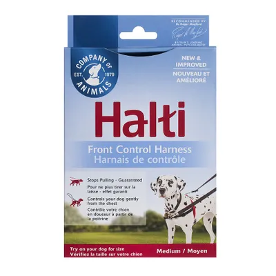 Produktbild von NOBBY Halti Front-Control, schwarz/rot, M, 58 - 86 cm