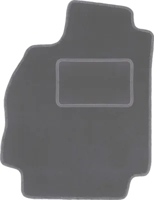 Zdjęcie produktu dla Dywanik kierowcy z weluru grafitowego pasujący do Renault Megane II (2002-2008, hatchback) – z mocowaniami – idealnie dopasowany