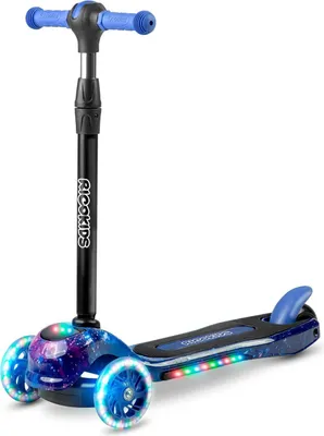 Produktbild von Ricokids Piko Dreiradroller - Schwarz und Blau