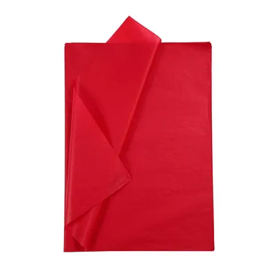 Produktbild von Creativ Company Seidenpapier, Blatt 50x70 cm, 17 gr, rot, 25 Blatt 1 Karton