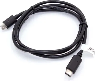 Produktbild von vhbw Kabel USB 3.1 Typ C auf Micro-USB kompatibel mit Medion MD99870 - Datenkabel, 96 cm Schwarz