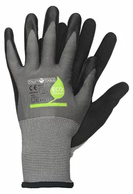 Image de Gants de travail écologiques avec revêtement en latex, taille XL