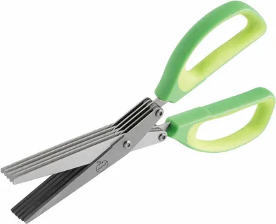 Obrázok produktu pre Mastrad Nožnice na bylinky s 5 čepeľami, nerezová oceľ, plast, zelená, 22 cm, F24208