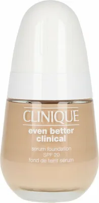 Produktbild von Clinique Even Better Clinical Foundation SPF 20, Pumpenflasche, Mischhaut, normale Haut, ölige Haut, Aufhellend, Mattierend, Feuchtigkeitsspendend, Glättend, Licht, Kühl, CN 52