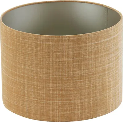 Produktbild von Lampenschirm Zylinder in Velours Braun für Tischleuchte Tischlampe 40-40-30