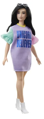Immagine prodotto di Bambola Barbie Fashionistas con abito color pastello