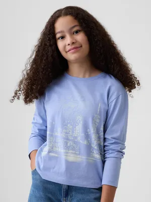 Produktbild von GAP Kinder-T-Shirt mit Logo XS