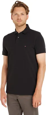 Obrázok produktu pre Tommy Hilfiger pánske polo tričko s krátkym rukávom, kolekcia Core 1985, regular fit, čierna farba