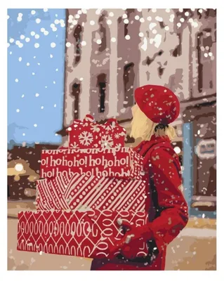 Immagine prodotto di Dipingere con i numeri BRUSHME 40x50 cm Atmosfera natalizia