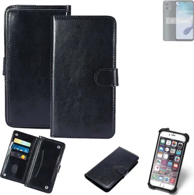Produktbild von K-S-Trade 360° Hülle kompatibel mit Motorola Moto G 5G (2023) schwarz Kunstleder Case BookCase WalletCase Kunstlederederhülle Handyhülle,