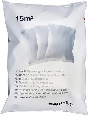Produktbild von Nachfüller für Luftentfeuchter 3 x 450 g im Beutel
