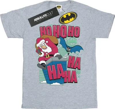 Produktbild von DC Comics - "Ha Ha Ha Ho Ho Ho" T-Shirt für Herren BI14321 (S) (Grau)