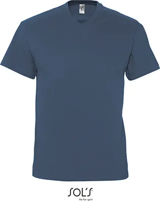 Produktbild von SOLs 11150 | V-Neck Herren Kurzarm T-Shirt Victory - Farbe: Denim - Größe: L