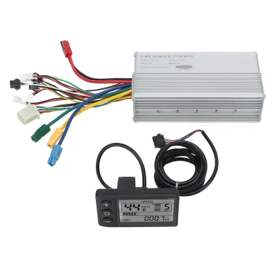 Zdjęcie produktu dla Zestaw wyświetlacza LCD kontrolera S866, zestaw wyświetlacza LCD kontrolera DC S866, wyświetlacz LCD kontrolera roweru elektrycznego, panel wyświetlacza LCD kontrolera S866, zestaw wyświetlacza LCD kontrolera 36V/48V, wyświetlacz LCD kontrolera dla silnika 1000W
