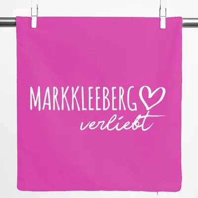 Produktbild von Huuraa Kissenbezug Markkleeberg verliebt 40x40cm Fuchsia Baumwolle Dekokissenbezug Geschenkidee