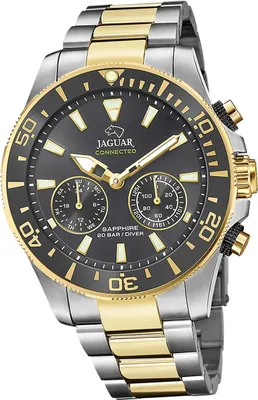 Produktbild von Jaguar Edelstahl Herren Uhr Multifunktion silber gold Connected D2UJ889/4