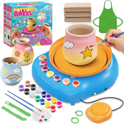 Immagine prodotto di Tornio in Vetroceramica, argilla autoindurente, regalo per bambine