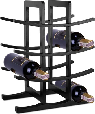 Immagine prodotto di Portabottiglie in bambù Todgar nero