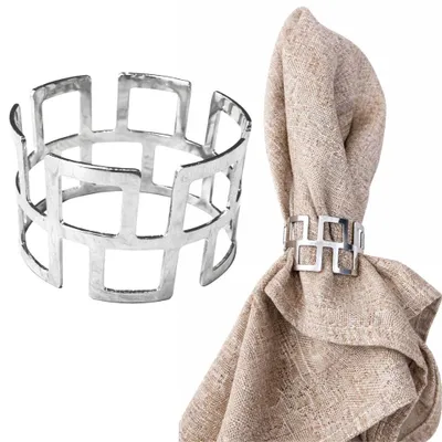 Produktbild von Serviettenring Für Banquetts, Silberfarbener Stahl 0827-Arp – Ring