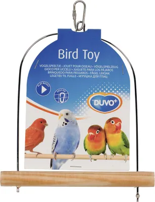 Image de Balançoire oiseau bois, métal Duvo+ 23x17cm