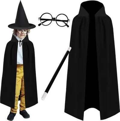 Produktbild von Harry Potter Zauberer Kostüm | Magier Verkleidung | Hogwarts Schuluniform | Halloween Fasching Karneval