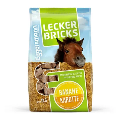 Produktbild von Eggersmann Lecker Bricks - 1kg - (Banane/Karotte)
