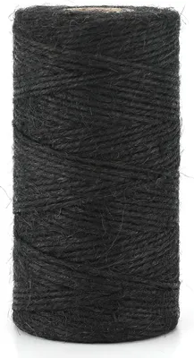 Image de Ficelle de jute de 2 mm - 100 m - Cordelette - Décorative - 3 brins - Ficelle pour loisirs créatifs