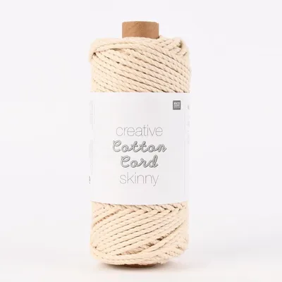 Produktbild von Rico Design Creative Baumwolle Cord Skinny 190g 55m verschiedene Farben