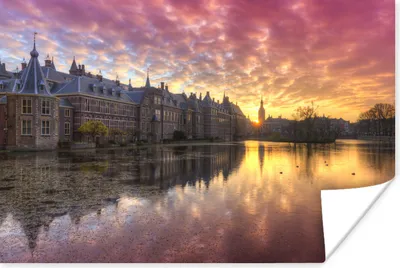 Produktbild von MuchoWow® Poster Den Haag - Torentje - Licht 120x80 cm - Bilder