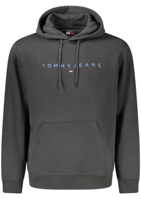 Produktbild von Herren Kapuzensweatshirt schwarz - flauschig, nachhaltig, elegant