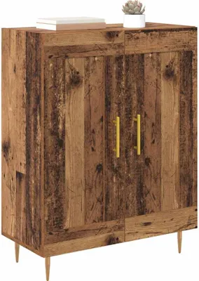 Zdjęcie produktu dla vidaXL Kredens z drewna odzyskanego 69,5 x 34 x 90 cm drewno kompozytowe i żelazo