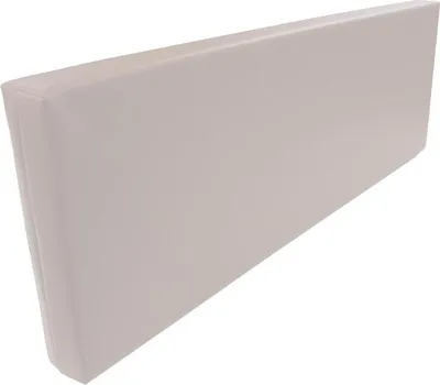 Produktbild von Rueckenlehne - Rueckenkissen für Palettenkissen (120x43x20/15 cm (Weiß) MATRATZEN KISSEN Mit Kunstleder flammhemmend MVSS 302 - UV stabilisiert - SCHAUMSTOFF FÜR EUROPALETTEN Kissen