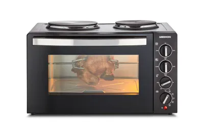 Produktbild von MEDION MD10307 Mini-Backofen mit Doppelkochplatte