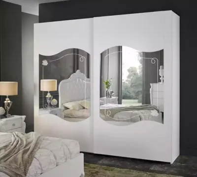 Productafbeelding van Kledingkast, garderobekast, design, slaapkamer, kast, meubels, hout